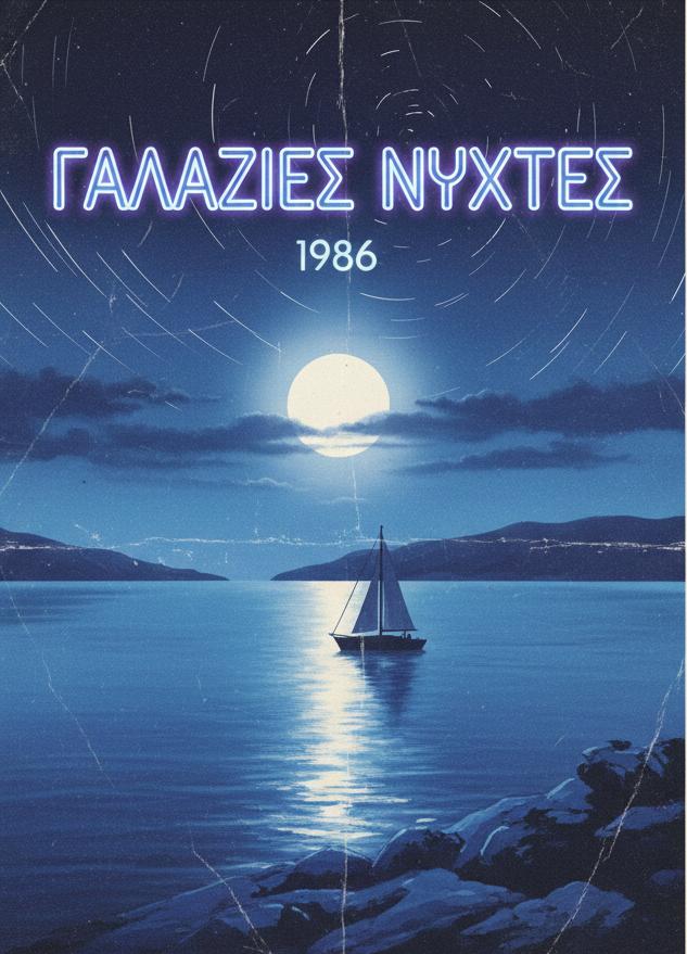 Front cover of Film Γαλάζιες νύχτες VHS tape